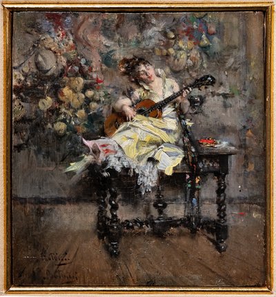 gitarist by Giovanni Boldini