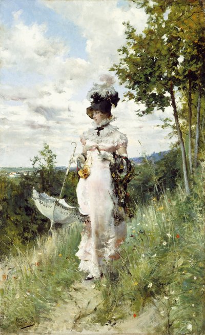 Yaz Yürüyüşü by Giovanni Boldini