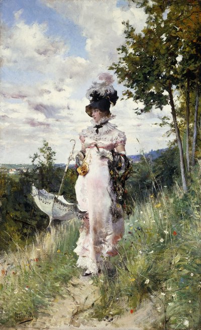 Yaz Yürüyüşü, 1873 by Giovanni Boldini