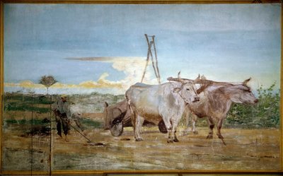 Toplanan hayvan gübresi (tuval üzerine yağlı boya by Giovanni Boldini