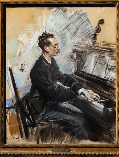 Piyanist Rey Colaço by Giovanni Boldini