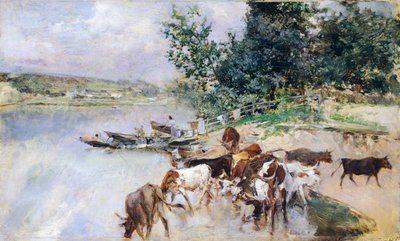 Giovanni Boldini (1842-1931) tarafından Seine