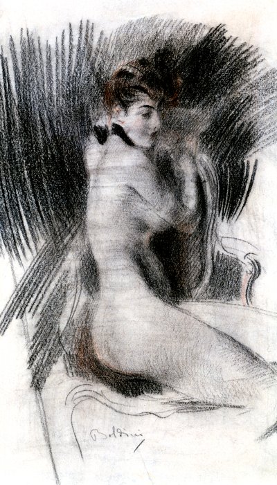 Oturan Kadın, c1920 by Giovanni Boldini