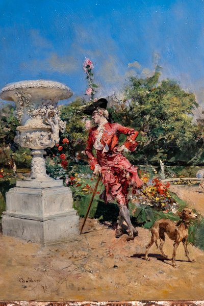Versay'da Genç Marki, detay by Giovanni Boldini