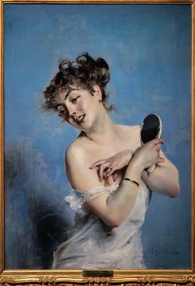 sabahlık genç kadın by Giovanni Boldini