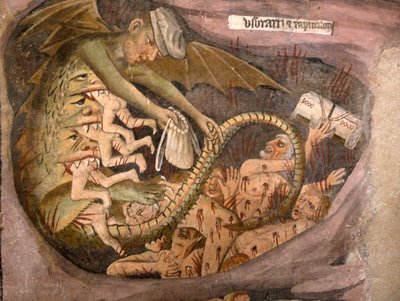 Son Yargı, c.1492 (3702475 detayı) by Giovanni Canavesio
