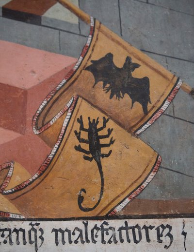 Son Yargı, detay, c.1492 (fresk) by Giovanni Canavesio