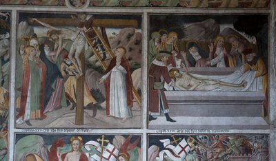 Scenes from the Passion of Christ, c.1492 (fresco) by Giovanni Canavesio