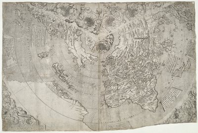 Dünya Haritası, Dünya küreseldir. by Giovanni Contarini