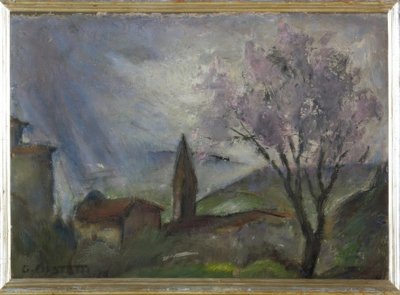 Ağaçları olan ülke by Giovanni Costetti