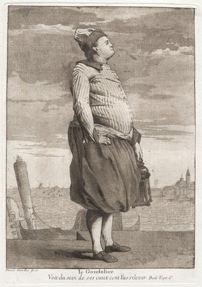 Le Gondolier (Gondolcu) by Giovanni David