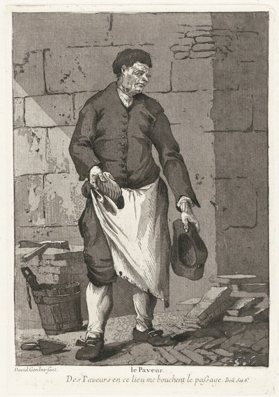 Le Paveur (Yol Döşemecisi) by Giovanni David