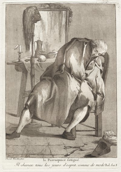Yorgun Peruk Yapıcı by Giovanni David
