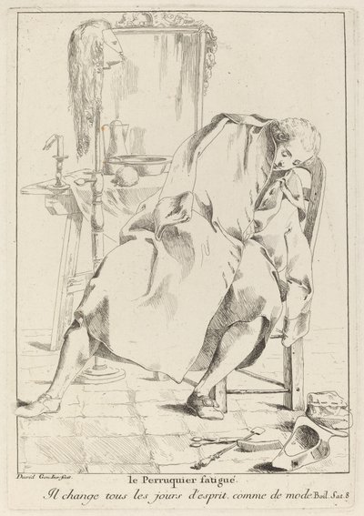 Yorgun Peruk Yapıcı by Giovanni David