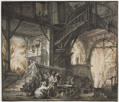 Tiyatro Sahnesi, c. 1775-1776. by Giovanni David