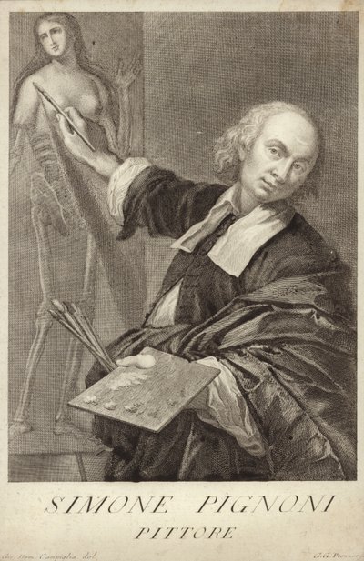 Simone Pignoni, İtalyan ressam by Giovanni Domenico Campiglia
