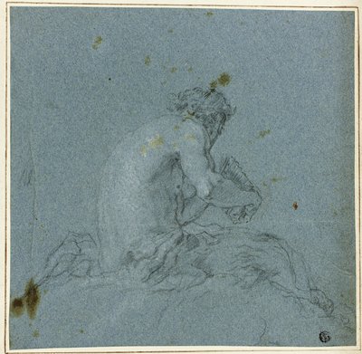 Pipolarını Oynayan Bir Satir by Giovanni Domenico Tiepolo