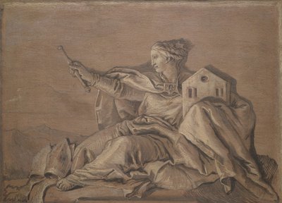 Avrupa. by Giovanni Domenico Tiepolo