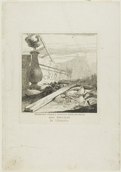 Haç İstasyonları Cephesi by Giovanni Domenico Tiepolo
