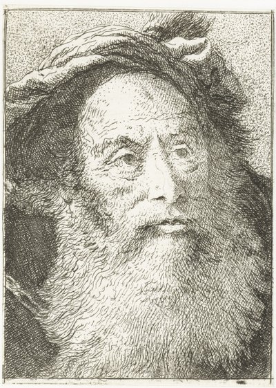 sakallı adam Kafaların toplanması (dizi başlığı) Raccolta di Teste (dizi adı) by Giovanni Domenico Tiepolo