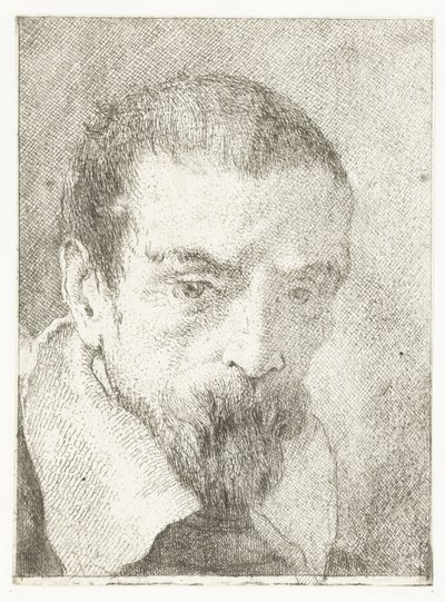 Başlıksız küçük sakallı adam Kafaların toplanması (dizi başlığı) Raccolta di Teste (dizi adı) by Giovanni Domenico Tiepolo