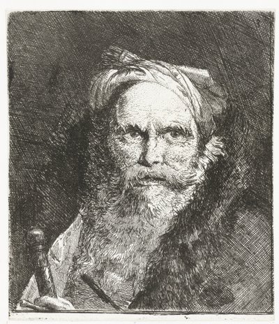 Kılıçlı adam Kafa koleksiyonu (dizi başlığı) Raccolta di Teste (dizi başlığı) by Giovanni Domenico Tiepolo