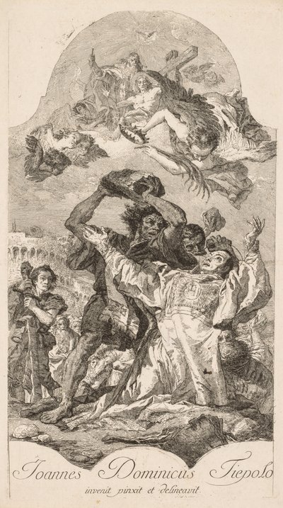 Aziz Stephen Şehitliği by Giovanni Domenico Tiepolo