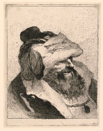 kafaların toplanması by Giovanni Domenico Tiepolo