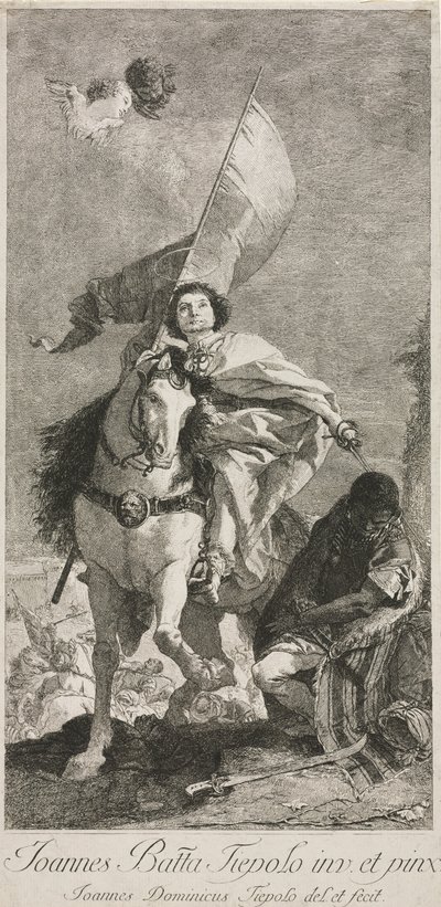 Aziz Jacques. by Giovanni Domenico Tiepolo