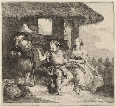 Angelica ve Medoro'nun Evliliği by Giovanni Domenico Tiepolo