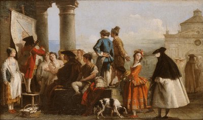 Hikaye Anlatıcısı by Giovanni Domenico Tiepolo