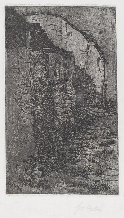 Roma yakınlarındaki Bauco [Roma yakınlarındaki Bauco] by Giovanni Fattori