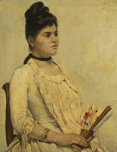 Üvey kızın portresi by Giovanni Fattori