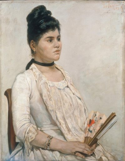 Üvey kızın portresi by Giovanni Fattori