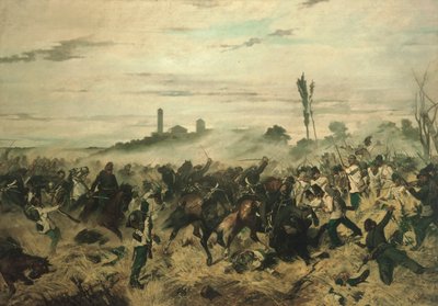 Montebello Savaşı by Giovanni Fattori
