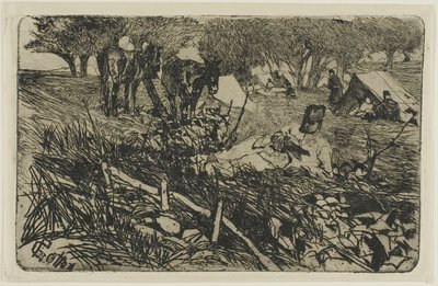 Kamptaki Mektup by Giovanni Fattori