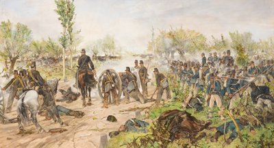 Custoza savaşı by Giovanni Fattori