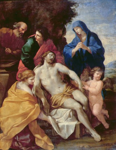 Entombent, c.1638 (tuval üzerine yağlı boya) by Giovanni Francesco (1610 62) Romanelli