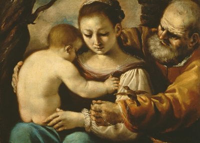 kutsal Aile by Giovanni Francesco Barbieri