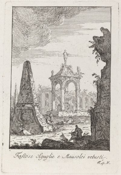 Lüks Aguglie ve antik Mozoleler by Giovanni Francesco Costa