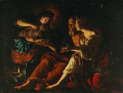Lût ve Kızları. by Giovanni Francesco Guerrieri