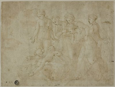 Musa'nın Bulunması by Giovanni Francesco Penni