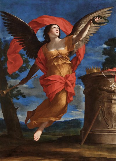Şöhret Alegorisi, 1646 ve 1648 Arası. by Giovanni Francesco Romanelli