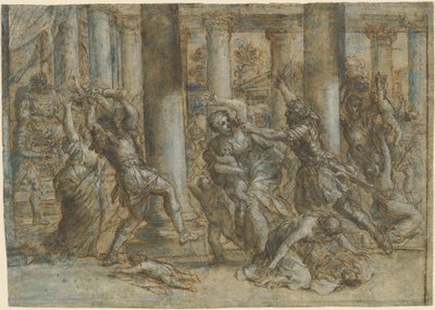 Masumların Katliamı by Giovanni Francesco Romanelli