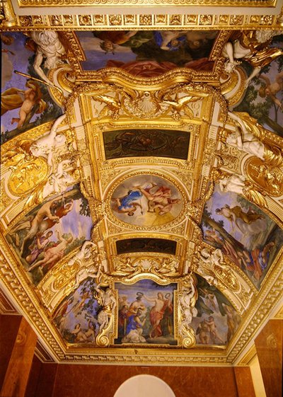 Mevsimler Salonunun tavanı, 1655-58 by Giovanni Francesco Romanelli