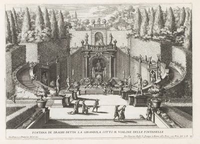 de tuinen van de Villa d