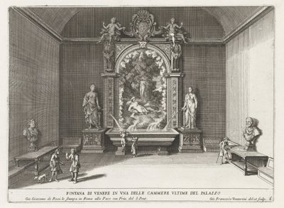 Fontein van Venüs de Villa d