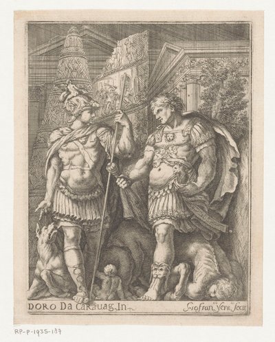 Bir şehirde iki asker by Giovanni Francesco Venturini