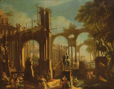 Caracalla Hamamlarının Kalıntıları by Giovanni Ghisolfi