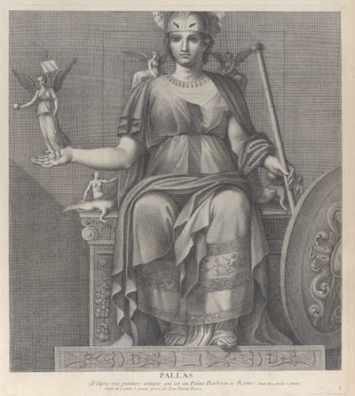 Pallas, 1680-1741. by Giovanni Girolamo Frezza